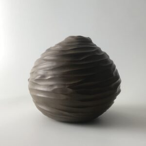 vase en céramique noir