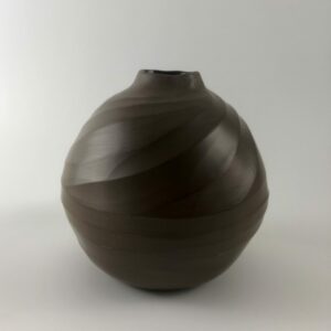 vase en céramique noir