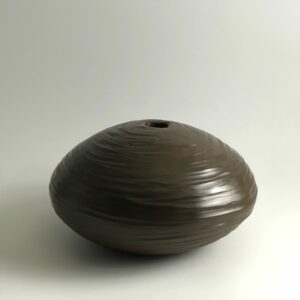 Vase en céramique noir